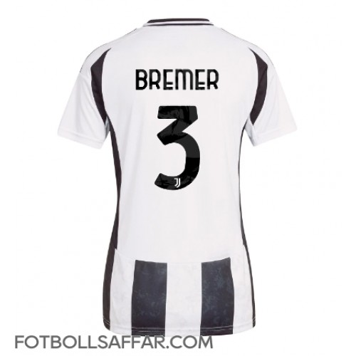 Juventus Gleison Bremer #3 Hemmatröja Dam 2024-25 Kortärmad